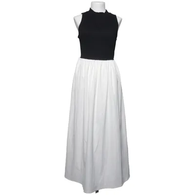 Robe longue (Blanc, Noir)