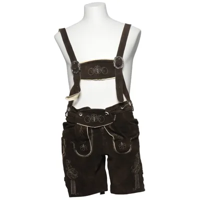 Pantalon en cuir traditionnel (Marron) de Gaudi Cuir
