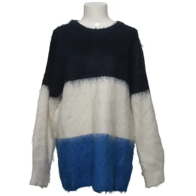 Strickpullover (Blau, Mehrfarbig) von H&M Premium Quality Elasthan, Mohair, Polyamid, Wolle