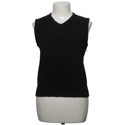Pull sans manches (Noir) de Avenue Angora, Polyamide, Laine