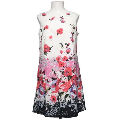 Kleid (Weiß, Mehrfarbig) von Savida Acetat, Baumwolle