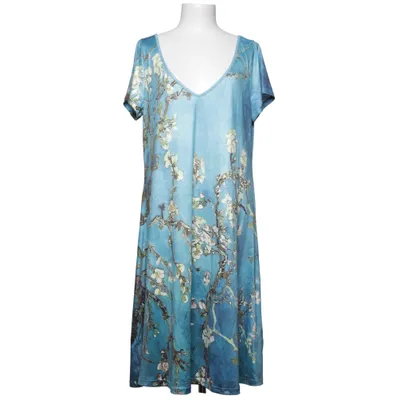 Klänning (Blå, Flerfärgad) från Noracora Polyester