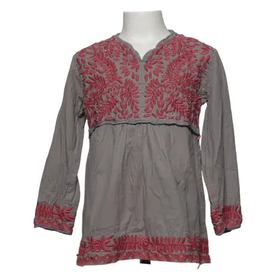 Robe (Gris, Rouge) de Flamenco Coton