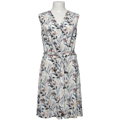 Jurk (Wit, Blauw, Meerkleurig) van Select Woman Elastaan, Polyester