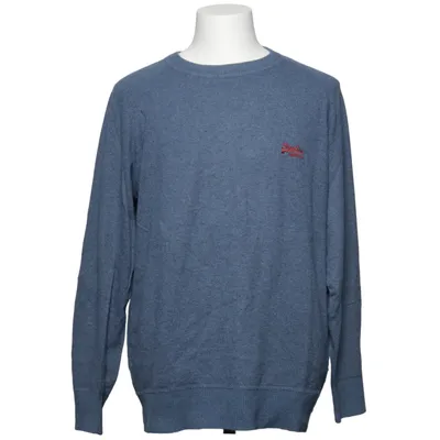 Trui (Blauw) van Superdry Angora, Polyamide, Viscose