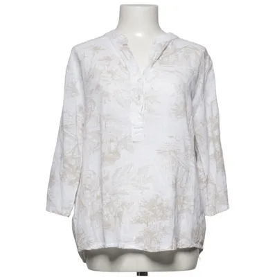 Bluse (Hvid, Brun) fra Love Copenhagen Bomuld
