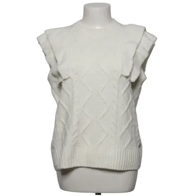 Pull sans manches (Blanc) de Pernilla Wahlgren Design Acrylique, Élasthane, Polyester
