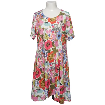 Robe (Blanc, Multicolore) de Dress Like Marie Élasthane, Polyester, Viscose