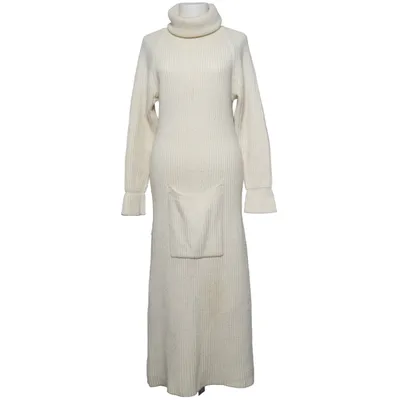 Turtleneck dress (White) from Sample