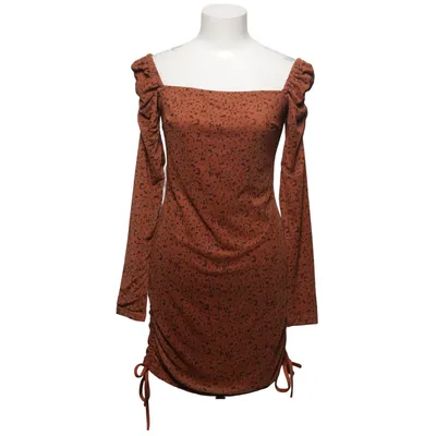 Kjole (Orange, Sort) fra Narrated Elastan, Polyester