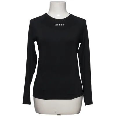 Langærmet t-shirt (Sort) fra Aim'n Elastan, Polyester