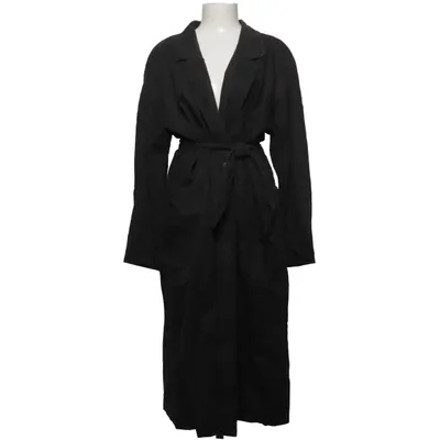 Manteau (Noir) de Master-Coat Acétate, Coton, Lin, Viscose