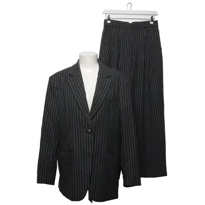 Kostym (Grå, Flerfärgad) från H&M Premium Quality Elastan, Polyester, Viskos, Ull