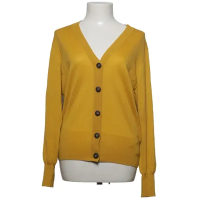 Cardigan (Geel) van Hallhuber Donna Merinowol