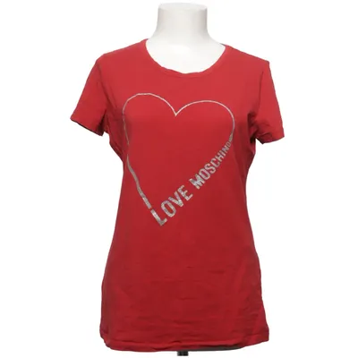 T-shirt (Rouge) de Love Moschino Coton, Élasthane