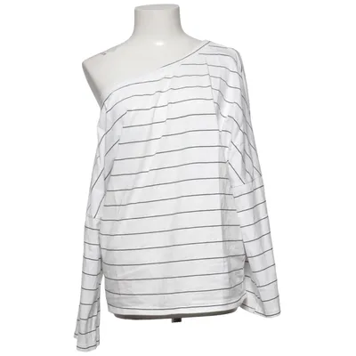 Langærmet t-shirt (Hvid, Sort) fra Dazy
