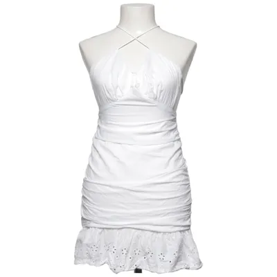 Robe (Blanc) de Stradivarius Coton
