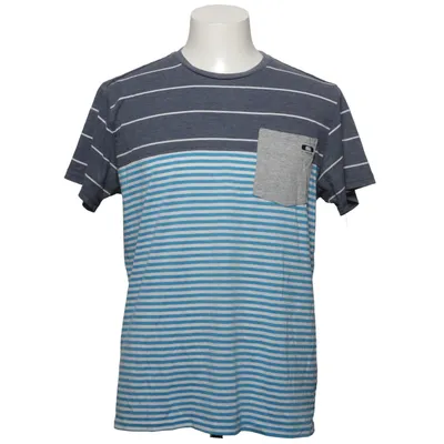 T-shirt (Bleu, Blanc, Gris) de Oakley Coton, Polyester