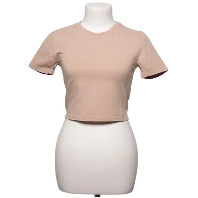 T-shirt (Beige) von Zara Baumwolle, Elasthan