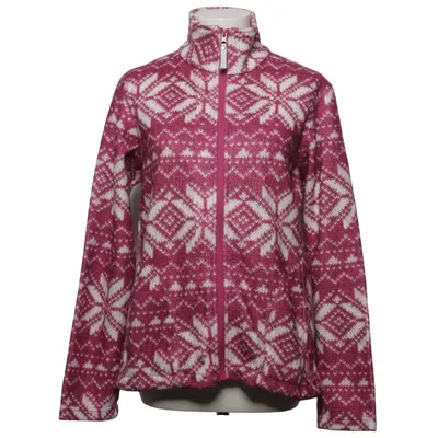 Fleece jacket (Pink, White) from True North Polyester