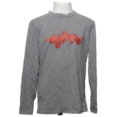 Lange mouwen shirt (Grijs) van Neomondo Organisch katoen, Gerecycled polyester