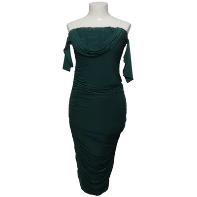 Jurk (Groen) van Femme Luxe Elastaan, Polyester