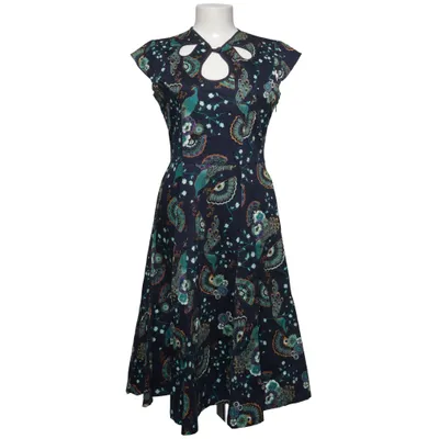 Dress (Blue, Multicolored) from Dancing Days by Banned Cotton, Elastane