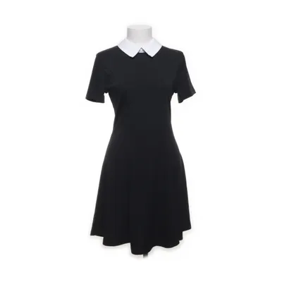 Klänning (Svart, Vit) från Allegra K Elastan, Polyester