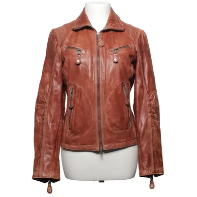 Lederjacke (Braun) von Jilani Collection Leder, Polyester