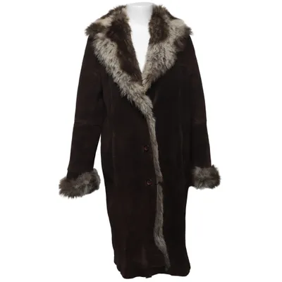 Veste longue en cuir (Marron) de Giorgio Cuir
