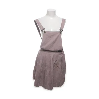 Dungaree dress (Beige) from Boohoo Polyester