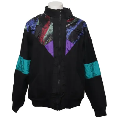 Jacket (Black, Multicolored) from OnlyPlay Sports Wear Cotton, Polyester
