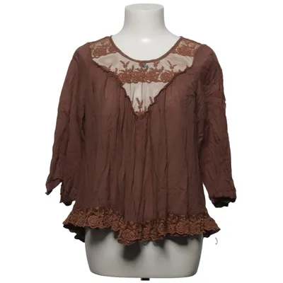 Blouse (Bruin) van Ajlajk Katoen