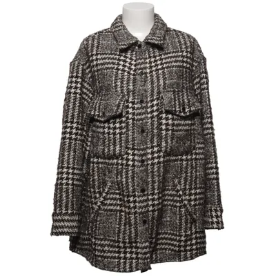 Överskjorta (Svart, Vit, Flerfärgad) från Women Essentials by Tchibo Polyester, Ull