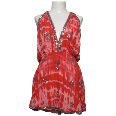 Cocktailjurk (Rood, Roze) van Zara