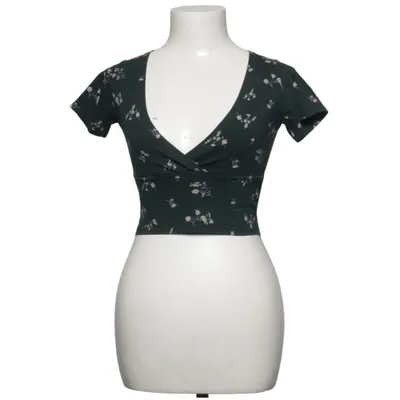 Crop top (Green) from Brandy Melville Cotton, Elastane