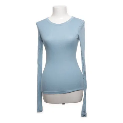 Långärmad t-shirt (Blå) från H&M Premium Quality Silke, Viskos