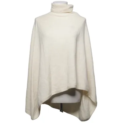 Poncho (Wit) van Ines de la Fressange for Uniqlo Kasjmier, Wol