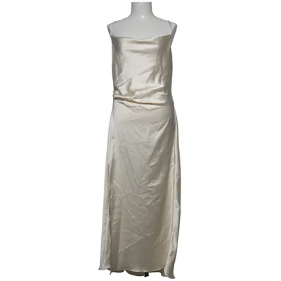 Maxikleid (Weiß) von Zara Elasthan, Polyester