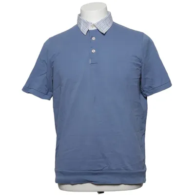 Polo (Bleu) de The Monaco Cashmere Collection Cachemire, Coton