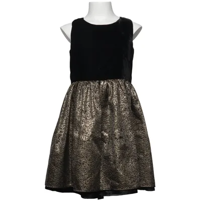 Kjole (Sort, Guld) fra Name It Bomuld, Metallfiber, Polyester