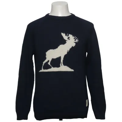 Kersttrui (Blauw, Wit) van Fat Moose Polyamide, Wol
