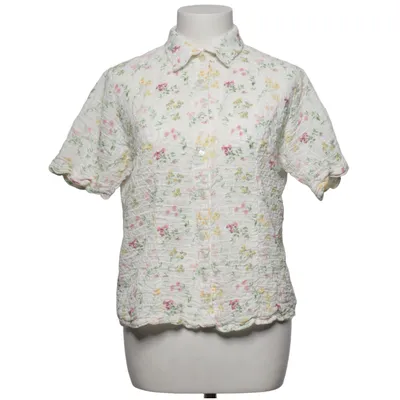 Chemise à manches courtes (Blanc, Multicolore) de Amica Coton