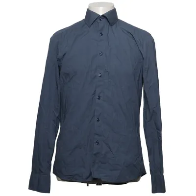 Shirt (Blauw) van Finest Shirtmaker Katoen