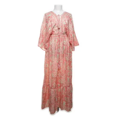 Maxi jurk (Roze, Meerkleurig) Zijde, Viscose