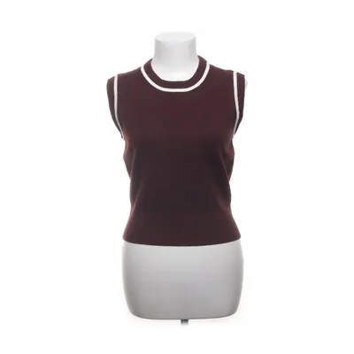 Slipover (Brun, Vit) från Claudie Pierlot Elastan, Polyamid, Polyester, Viskos