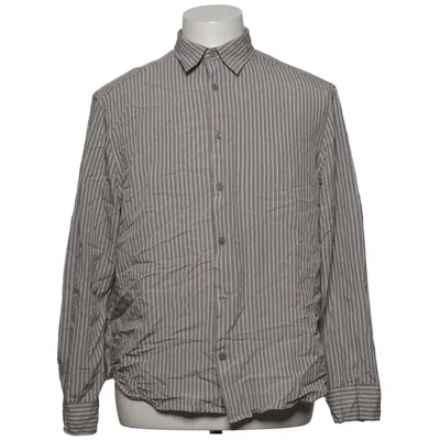 Chemise (Gris, Blanc) de H&M Polyester, Viscose