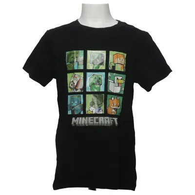 T-shirt (Black) from Minecraft Cotton