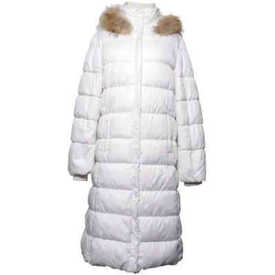 Daunenmantel (Weiß) von Marc O'Polo Baumwolle, Daune, Feder, Polyester
