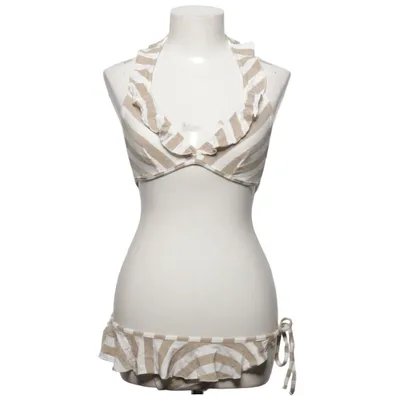 Bikini (Beige, Hvid) fra Salinas Elastan, Polyamid, Polyester, Viscose